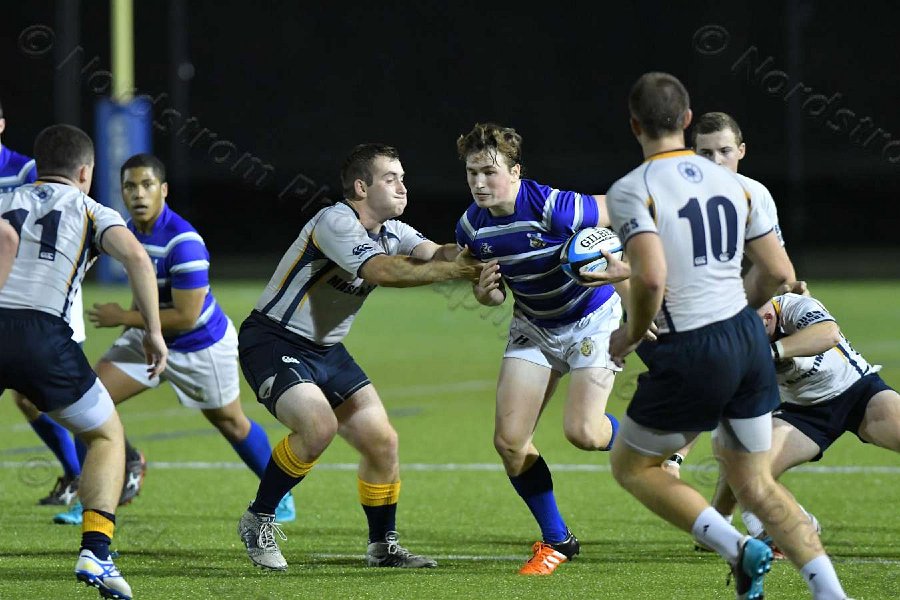 Wheaton Men\'s Rugby vs Mass Maritime.  Photo by Keith Nordstrom